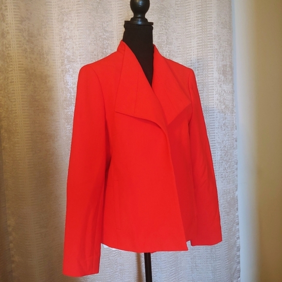 TALBOTS fire red🔥 open front blazer jacket! - Picture 4 of 15